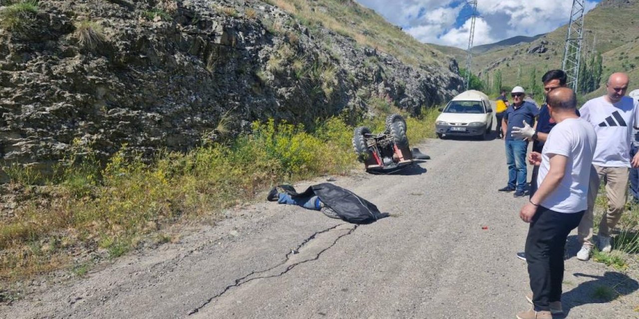 İspir’de kahreden kaza: ATV’den düşen şahıs hayatını kaybetti