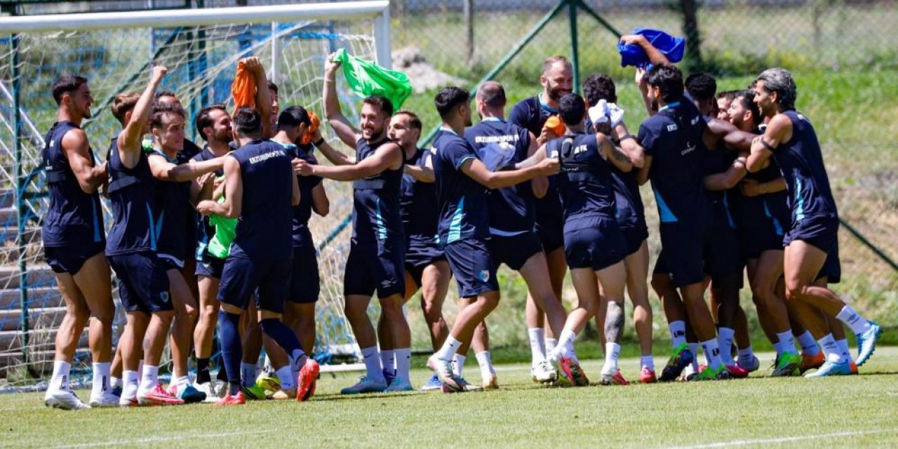 Erzurumspor FK, ikinci etap kampını tamamladı