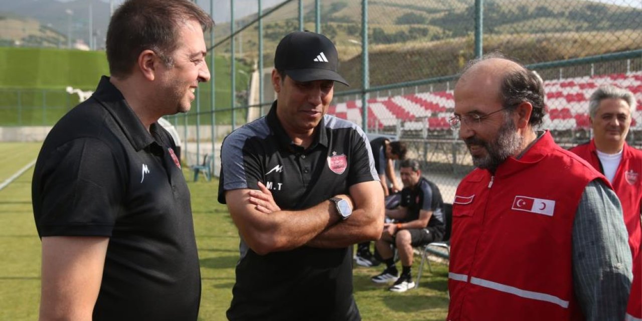 Kızılay'dan Palandöken'de kamp yapan takımlara tatlı jesti