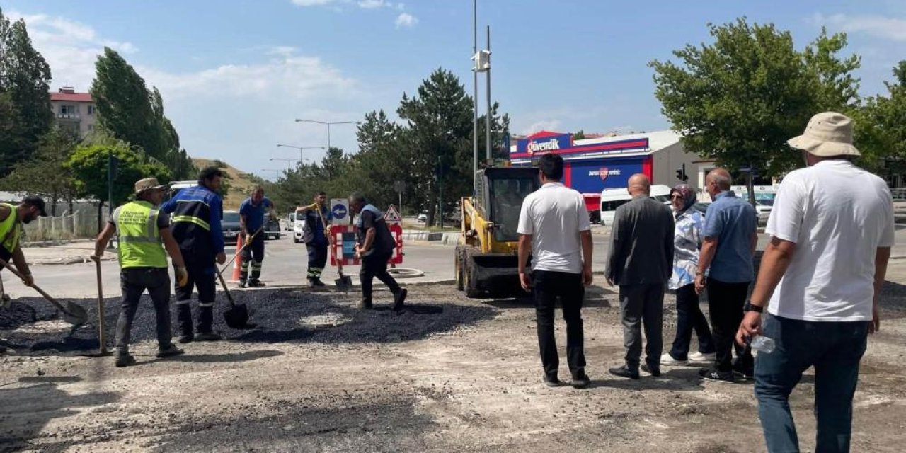 Erzurum'da asfalt seferberliği: Yenişehir 2. Marketler bölgesi yenileniyor