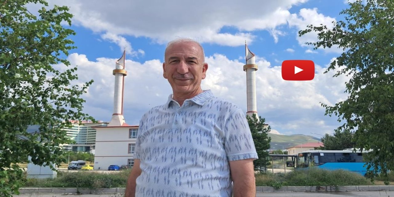Erzurum'un divit kalem minareli camisi görenleri hayran bırakıyor