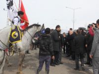 Efkan Ala'ya Erzurum'da Atlı Karşılama