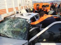 Erzurum'da Trafik Kazası: 5 Askeri Personel Yaralı