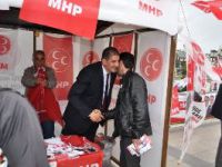 MHP Adayı Kaya, Seçim Çalışmalarına Hız Kesmeden Devam Ediyor