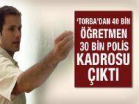 40 bin öğretmen 30 bin yeni polis!