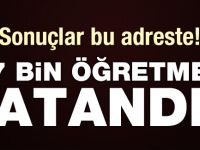 37 bin öğretmen atandı! Sonuçlar bu adreste