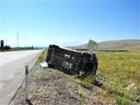 Erzurum'da trafik kazası...