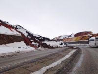 Erzurum - Bingöl Yolunda Heyelan