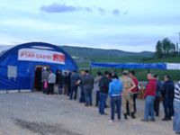 Çat Belediyesi iftar çadırı kurdu