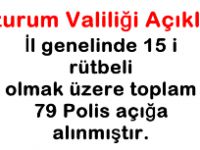 Erzurum Valiliği açıkladı..