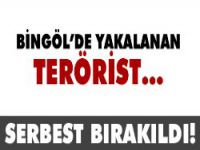 Terörist serbest bırakıldı