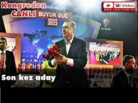 Erdoğan kongre salonuna böyle girdi...