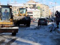 Havalar soğudu, Erzurum buz tuttu