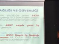 BÜYÜKŞEHİR’DEN ÇALIŞANLARINA İŞ SAĞLIĞI VE GÜVENLİĞİ EĞİTİMİ