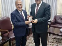 Ak Parti İl Başkanı Mehmet Emin Öz, Rektör Çomaklı’yı Ziyaret Etti