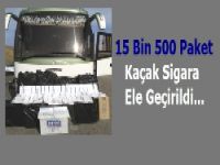 Erzurum'da Kaçak Sigaraya Geçit Yok