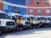 ERZURUM 112 ACİL SAĞLIK EKİPLERİ ŞİFA DAĞITIYOR