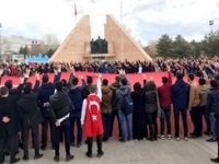 Erzurum'da binlerce üniversiteli Afrin için yürüdü