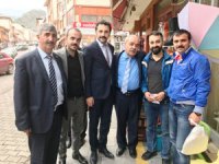 MHP'li adaylara Şenkaya ve Oltu'da sevgi seli