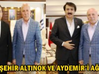 BÜYÜKŞEHİR ALTINOK VE AYDEMİR’İ AĞIRLADI