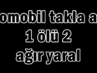 Otomobil takla attı: 1 ölü, 2 ağır yaral