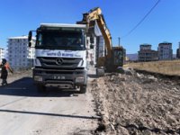 Yakutiye Belediyesi, Hilalkent için çalışıyor 1 kilometre uzunluğunda yol açılıyor