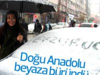 Doğu Anadolu Beyaza Büründü