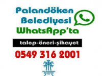 Palandöken Belediyesi WhatsApp hattı kurdu