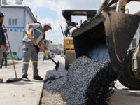 Yakutiye’de bozuk yollar onarılıyor