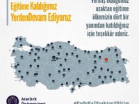 Atatürk Üniversitesinde Uzaktan Eğitim Tüm Hızıyla Devam Ediyor