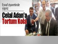 Erzurum'da Celal Adan'a esnaf ilgisi..