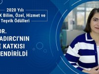 Prof. Dr. Elif Çadırcı’nın bilime katkısı ödüllendirildi