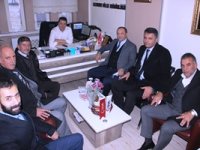 MHP İl Başkanı Naim Karataş ve yönetim kurulu üyelerinden İHA’ya ziyaret