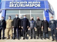 Vali Memiş BB Erzurumspor kulüp tesislerini ziyaret etti