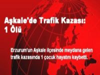 Aşkale'de Trafik Kazası: 1 Ölü