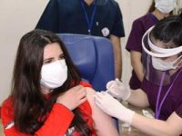 Erzurum İl Milli Eğitim Müdürü ve 4 köy öğretmeni Covid-19 aşısı oldu