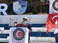 Erzurum’da 7 kişiyle 1 Mayıs açıklaması