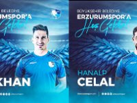 BB Erzurumspor Gökhan Alsan ile Celal Hanalp’i renklerine bağladı