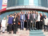 Taşkesenligil personelle vedalaştı