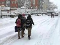 Erzurum'da okullar tatil edildi