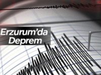 Erzurum'da deprem.