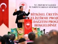 Erzurum’da çiftçilere tohum desteği