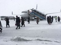 Erzurum'da 3 ilçede eğitime kar engeli