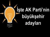 Flaş... AK Parti'nin Büyükşehir Adayları Belli Oldu