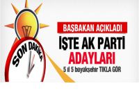 Erdoğan 10 adayın isimlerini açıkladı