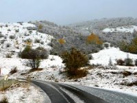 Posof vadisi beyaza büründü