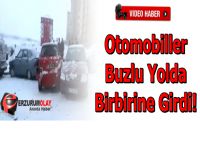 Flaş... Erzurum'da 8 Otomobil Birbirine Girdi