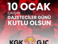 KGK 10 Ocak Çalışan Gazeteciler Günü mesajı