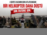 Arka arkaya 2 helikopter düştü şehit var