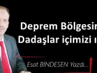 Gazeteci Yazar Esat Bindesen'in kaleminden..'Deprem Bölgesinde Dadaşlar içimizi ısıttı '